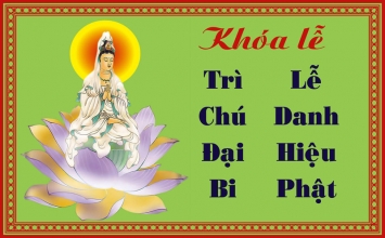 Khóa lễ trì chú đại bi và đảnh lễ danh hiệu Phật năm Bính Thân